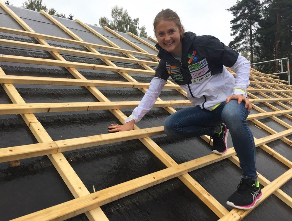 Familien Ingvild Flugstad Østberg renoverer hytta